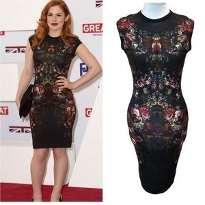 Alexander McQueen Body con Dress size L